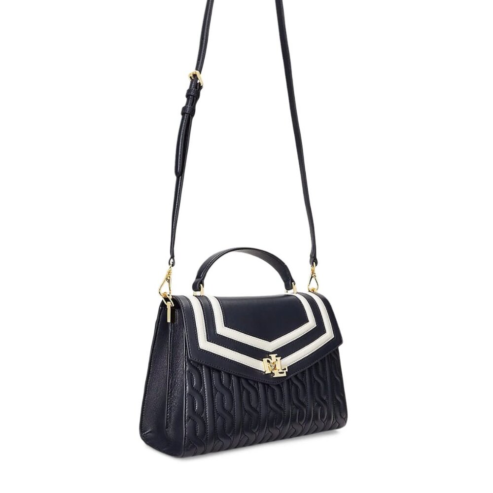 Ralph Lauren Medium Nappa Leather Farrah Satchel